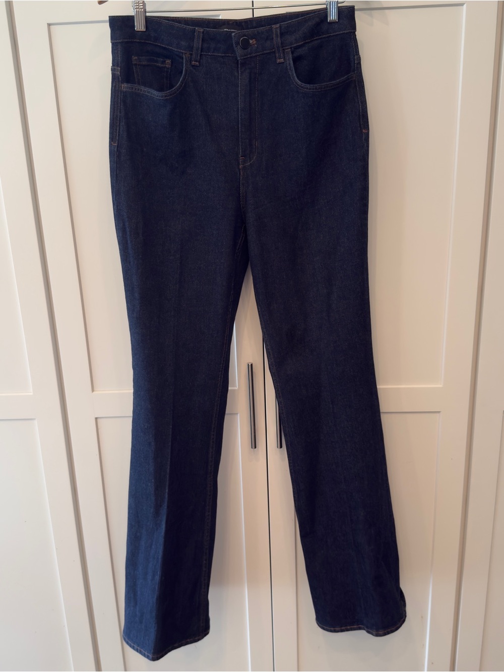 Theory Dark Indigo Straight-Leg Women's Trouser Jeans Size 30